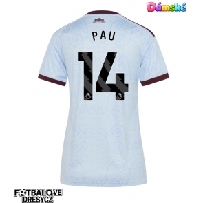 Aston Villa Pau Torres #14 Dámské Alternativní Dres 2026-27 Krátký Rukáv